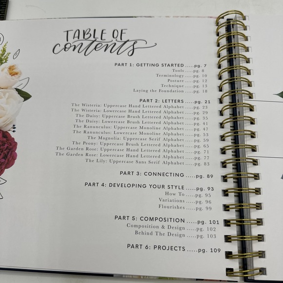 Pretty Simple Lettering: Modern Calligraphy & Hand Lettering For Beginners HC - Picture 11 of 16